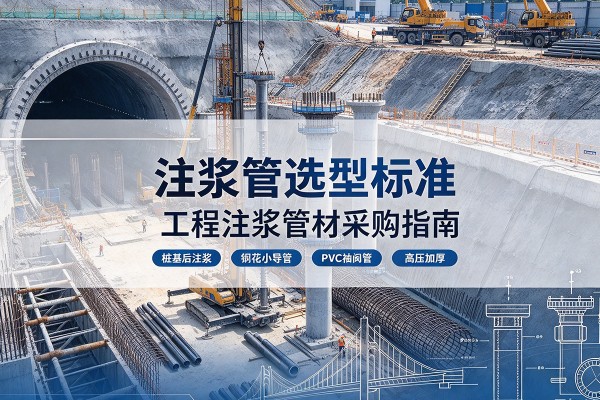 新沂注浆管选型标准