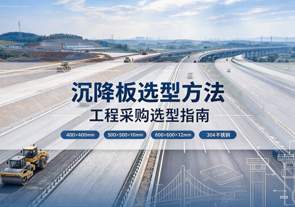 新沂沉降板选择方法
